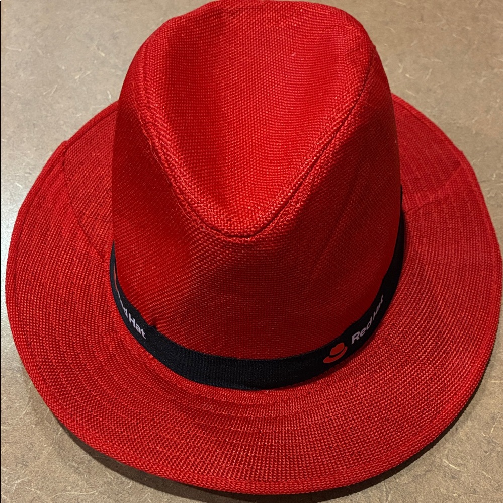 Red Fedora Hat